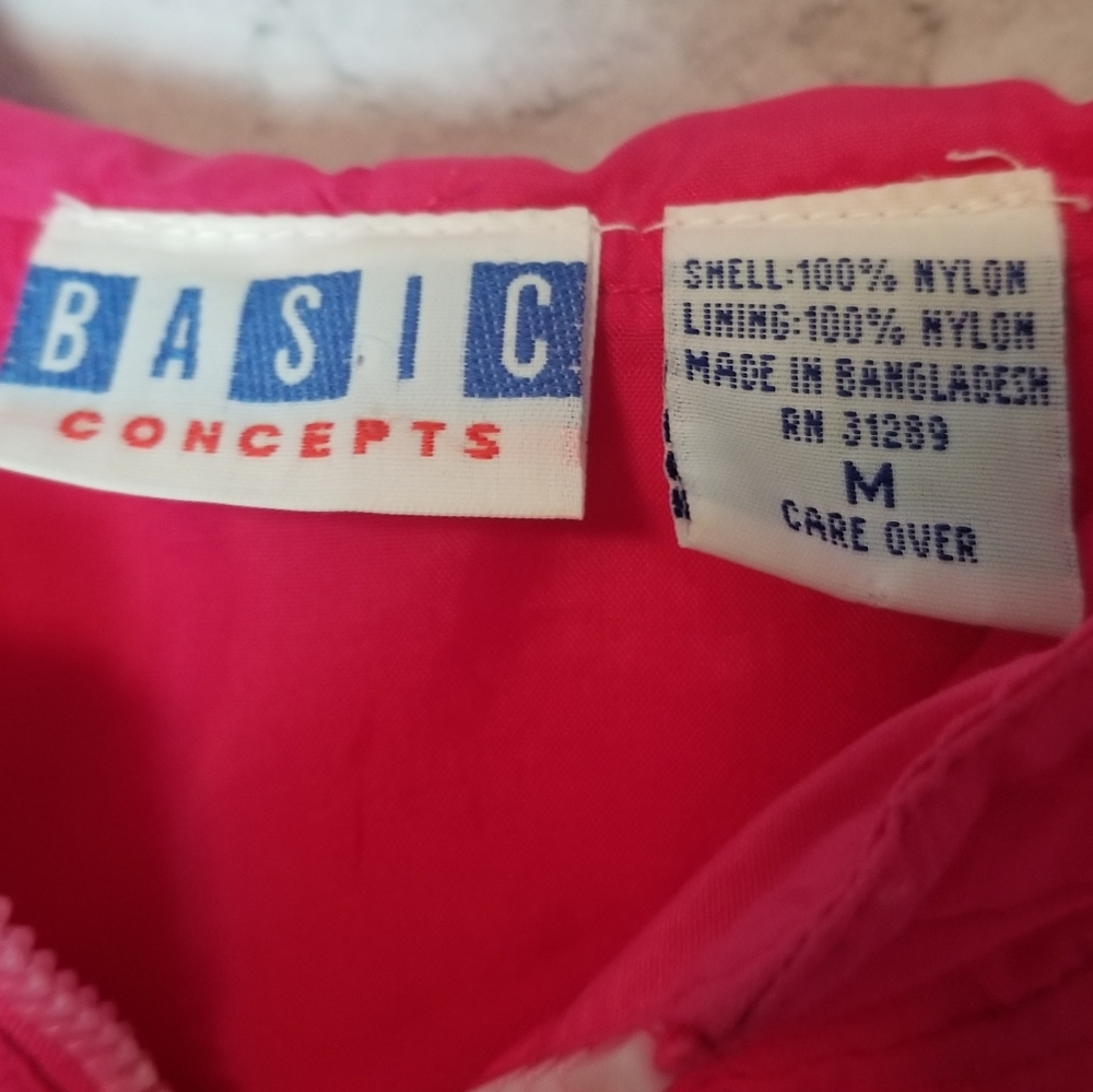 Vintage Basic Concepts Windbreaker - image 3